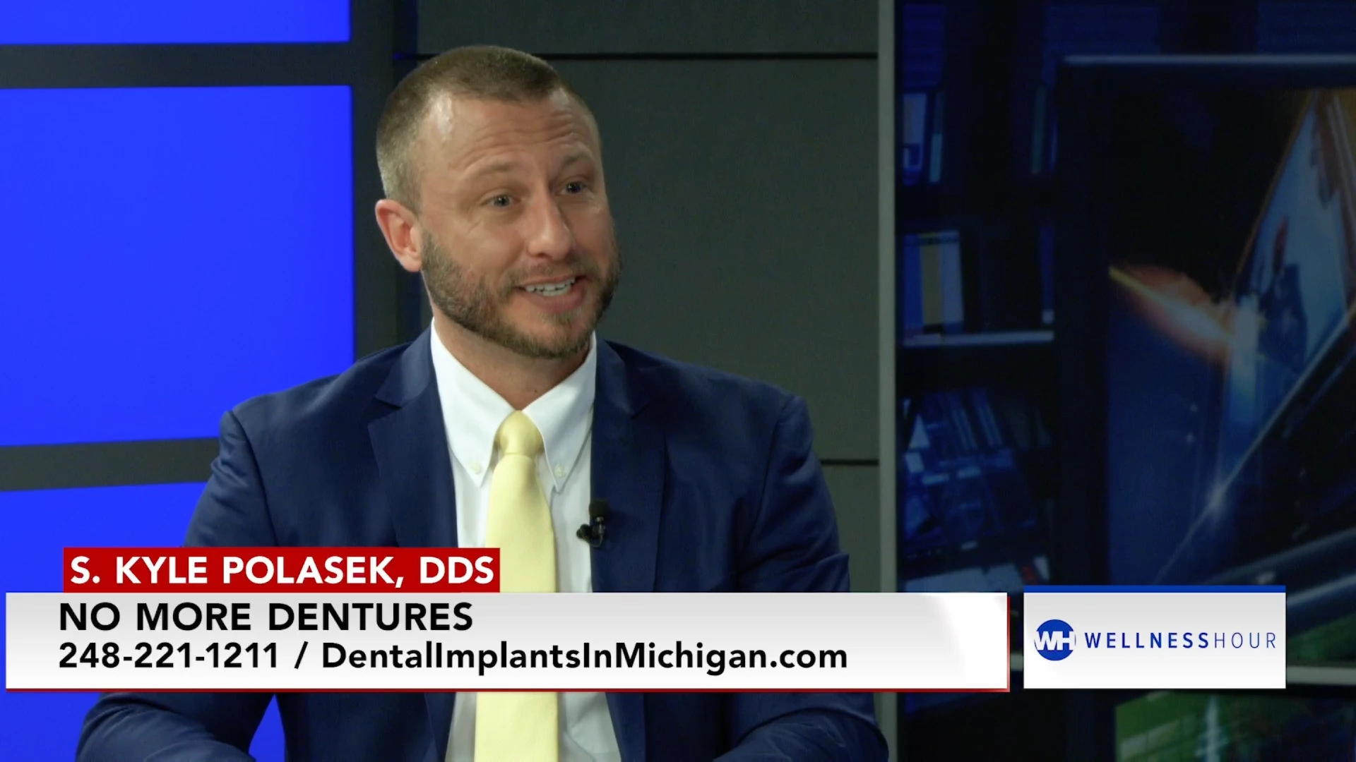 Modern dental implant technology to help patients never need dentures again.